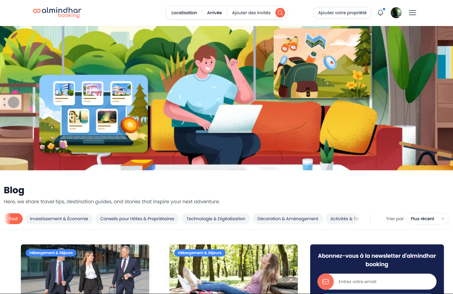 Almindhar Blog Platform